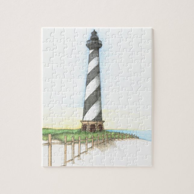 Hatteras lighthouse jigsaw puzzle (Vertical)