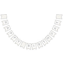 Hattie Confetti Watercolor Dots Bunting Flag