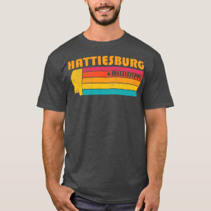 Hattiesburg Mississippi Vintage Distressed Souveni T-Shirt