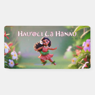 Hauʻoli Hula Princess Banner