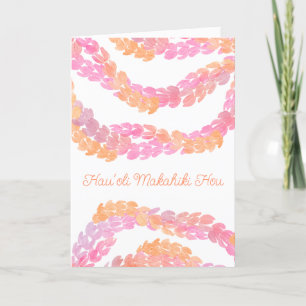 Hauʻoli Makahiki Hou Thank You Card