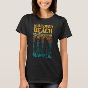 Hau Beach Miami Florida Surf Spot Summer Souvenir  T-Shirt