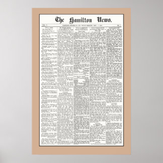 Haughey Family Reunion - Sept 8, 1905, Brown Poster