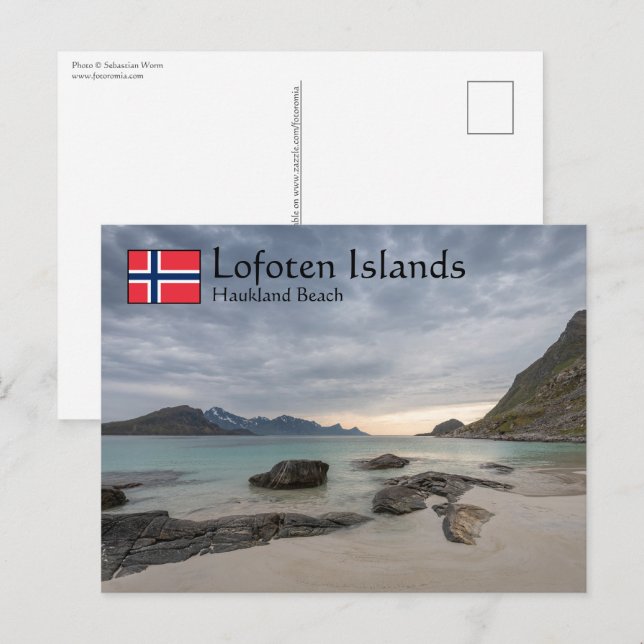 Haukland Beach Postcard (Front/Back)