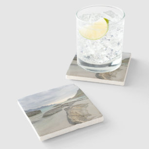 Haukland Lofoten Stone Coaster