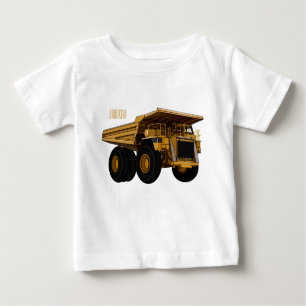 Haul truck cartoon illustration baby T-Shirt