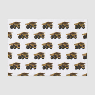Haul truck cartoon illustration tissue paper