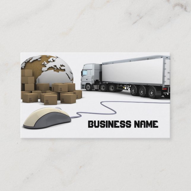 Haulage & Freight Business Card (Front)