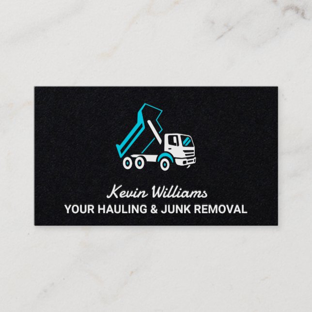 Hauling And Junk Removal Business Card (Front)