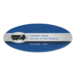 Hauling And Junk Removal Employee Name Tag