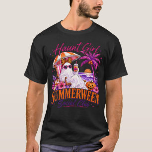 Haunt Girl Summerween Social Club Spooky Beach T-Shirt