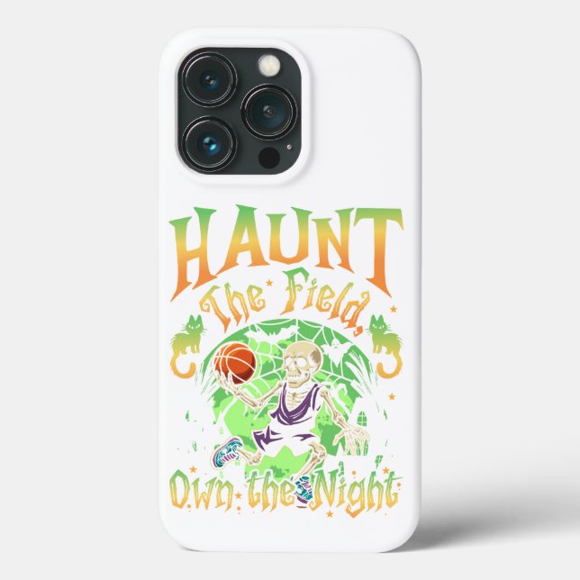 Haunt The Field Own The Night Sports Halloween Case-Mate iPhone Case (Back)