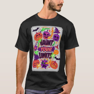Haunt Your Limits Neon Halloween T-Shirt