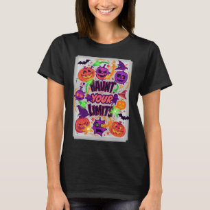 Haunt Your Limits Neon Halloween T-Shirt
