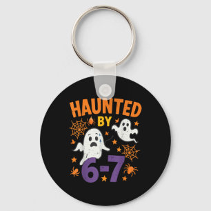 Haunted 67 Ghost Math Teacher Halloween Costume Ma Key Ring