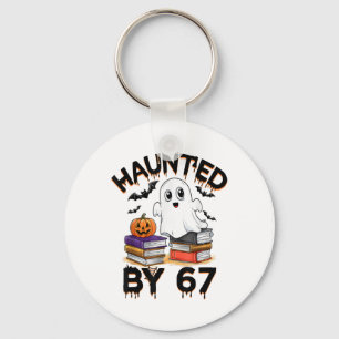 Haunted 67 Meme Six Seven 6-7 Funny Internet Joke  Key Ring