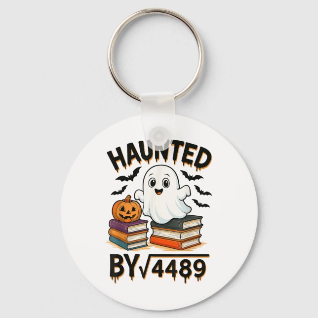 Haunted 67 Meme Six Seven 6-7 Funny Internet Joke  Key Ring (Front)