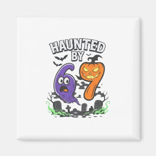 Haunted 67 Meme Six Seven 6-7 Funny Internet Joke Magnet