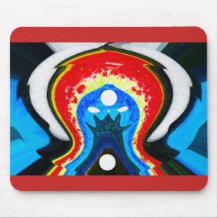Haunted art mouse pad