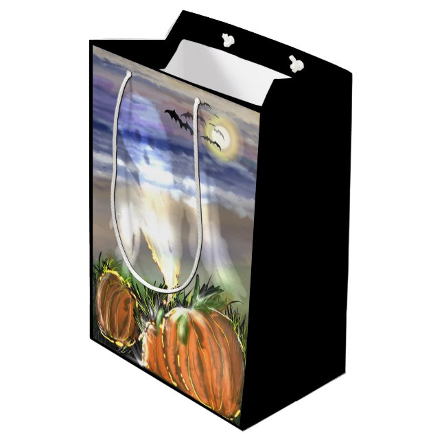Haunted Beach Medium Gift Bag (Back Angled)
