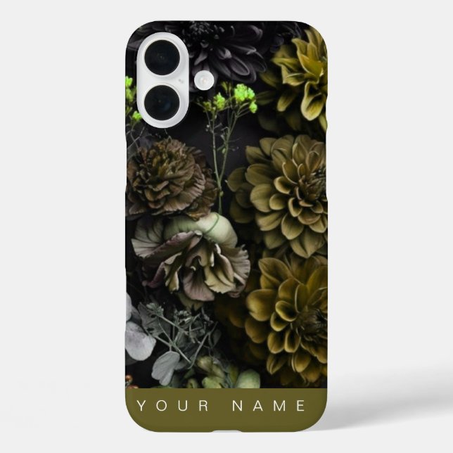 Haunted Blooms Antique Case-Mate iPhone Case (Back)