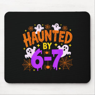Haunted By 67 Funny 67 Halloween Costume  Mouse Pad