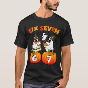 Haunted By 67 - Funny Boo Ghost Pumpkin Halloween T-Shirt