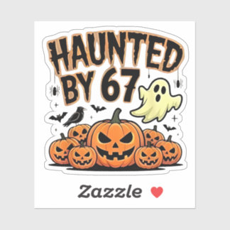 Haunted by 67 – Funny Ghost and Pumpkin Halloween 