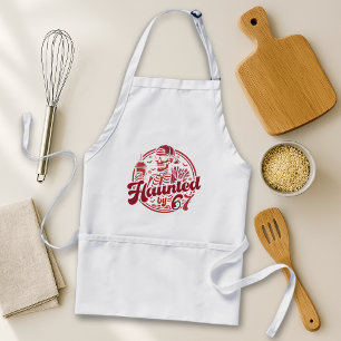 Haunted By 67 Funny Halloween Six Seven 67 Meme Standard Apron