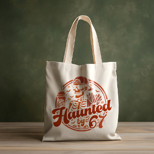 Haunted By 67 Funny Halloween Six Seven 67 Meme Tote Bag