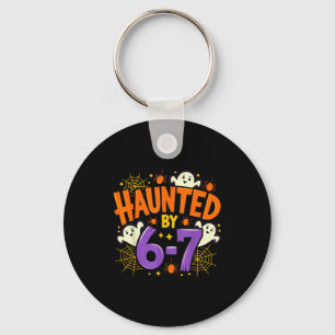 Haunted By 67 Funny Six Seven Meme Soky Ghost Hall Key Ring