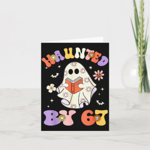 Haunted By 67 Meme Funny Six Seven 6 7 Halloween T Card