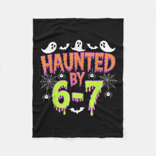 Haunted By 6 7  Fleece Blanket