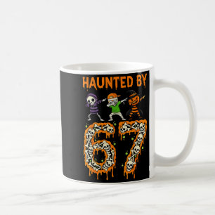 Haunted By 6-7 Halloween Skeleton Dabbing Meme Men Coffee Mug