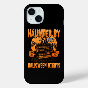 Haunted by 90s Retro Horror Halloween Vibes iPhone 15 Case