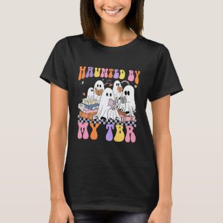 Haunted by My TBR Cute Ghosts Book Reading Teacher T-Shirt