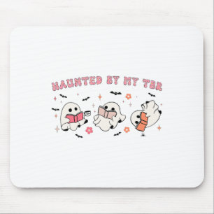 Haunted By My Tbr Funny Halloween Outfit Costumes Mouse Pad