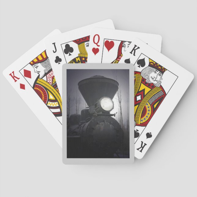 Haunted by Rails Playing Cards (Back)
