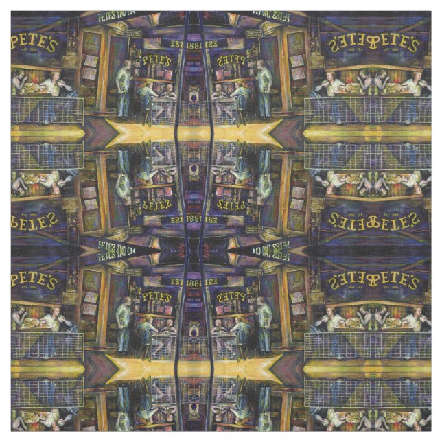 Haunted by the Amorphous Shape of Shadows Fabric (Swatch)