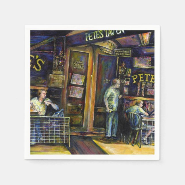 Haunted by the Amorphous Shape of Shadows Napkin (Front)