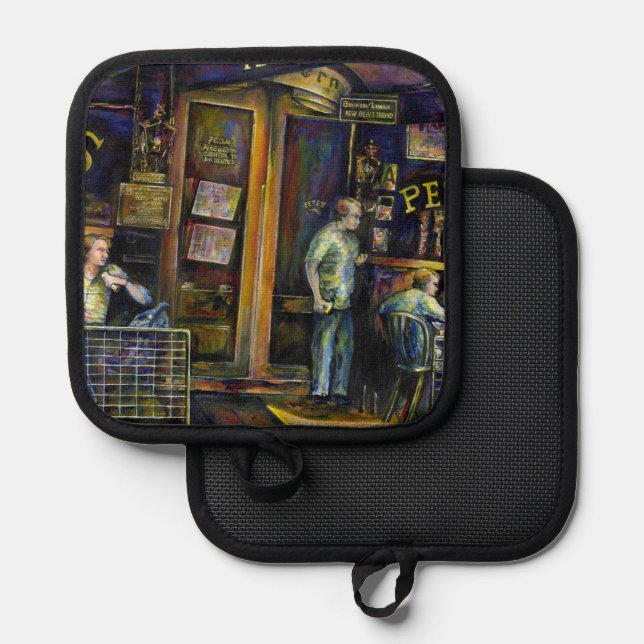 Haunted by the Amorphous Shape of Shadows  Pot Holder (Front/Back)