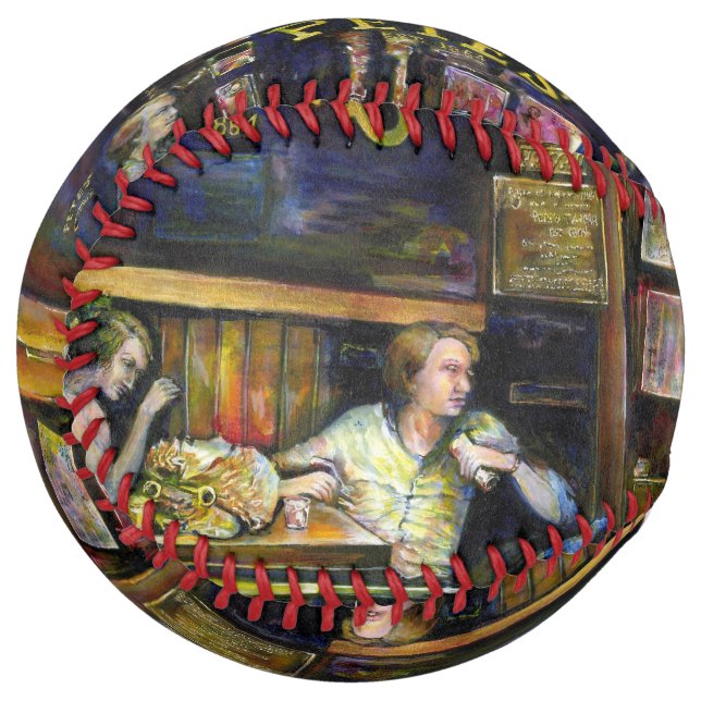 Haunted by the Amorphous Shape of Shadows Softball (Front Left)