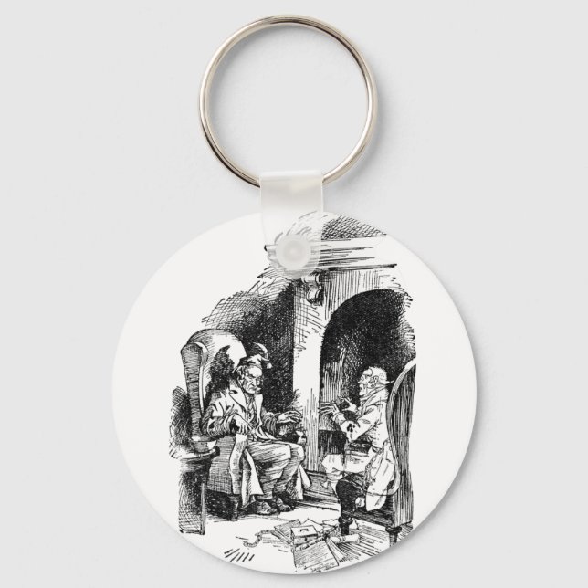 Haunted by Three Spirits Key Ring (Front)