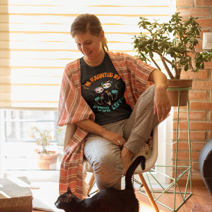 Haunted by Your Love Sugar Skull Cat Tri-Blend Shirt