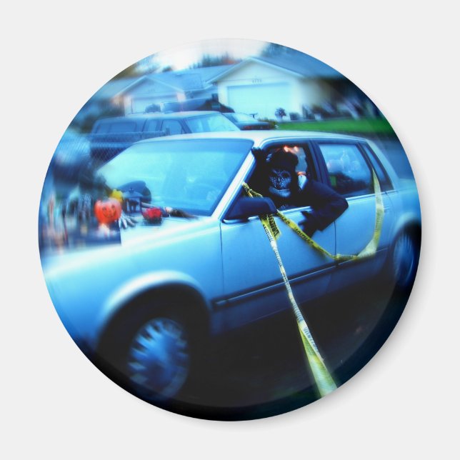 Haunted Car Magnet (Front)