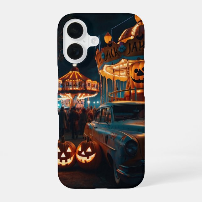 Haunted Carnival iPhone 16 Case (Back)