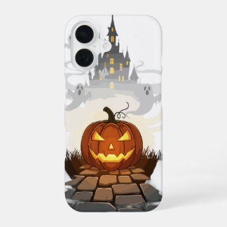 Haunted Castle Jack O Lantern Halloween Phone Case
