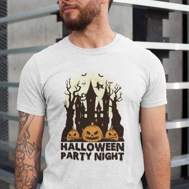 Haunted Castle Party Night Tri-Blend Shirt (Creator Uploaded)
