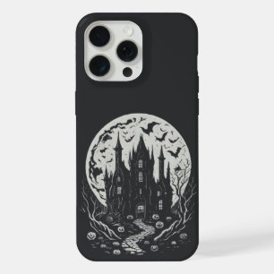 Haunted Castle Under a Full Moon iPhone 15 Pro Max Case