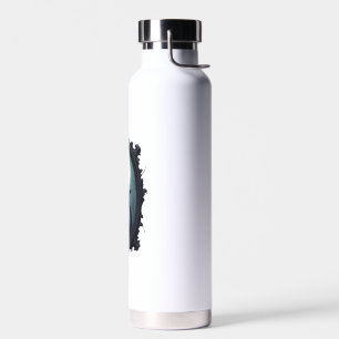 Haunted Cat Mirror Water Bottle